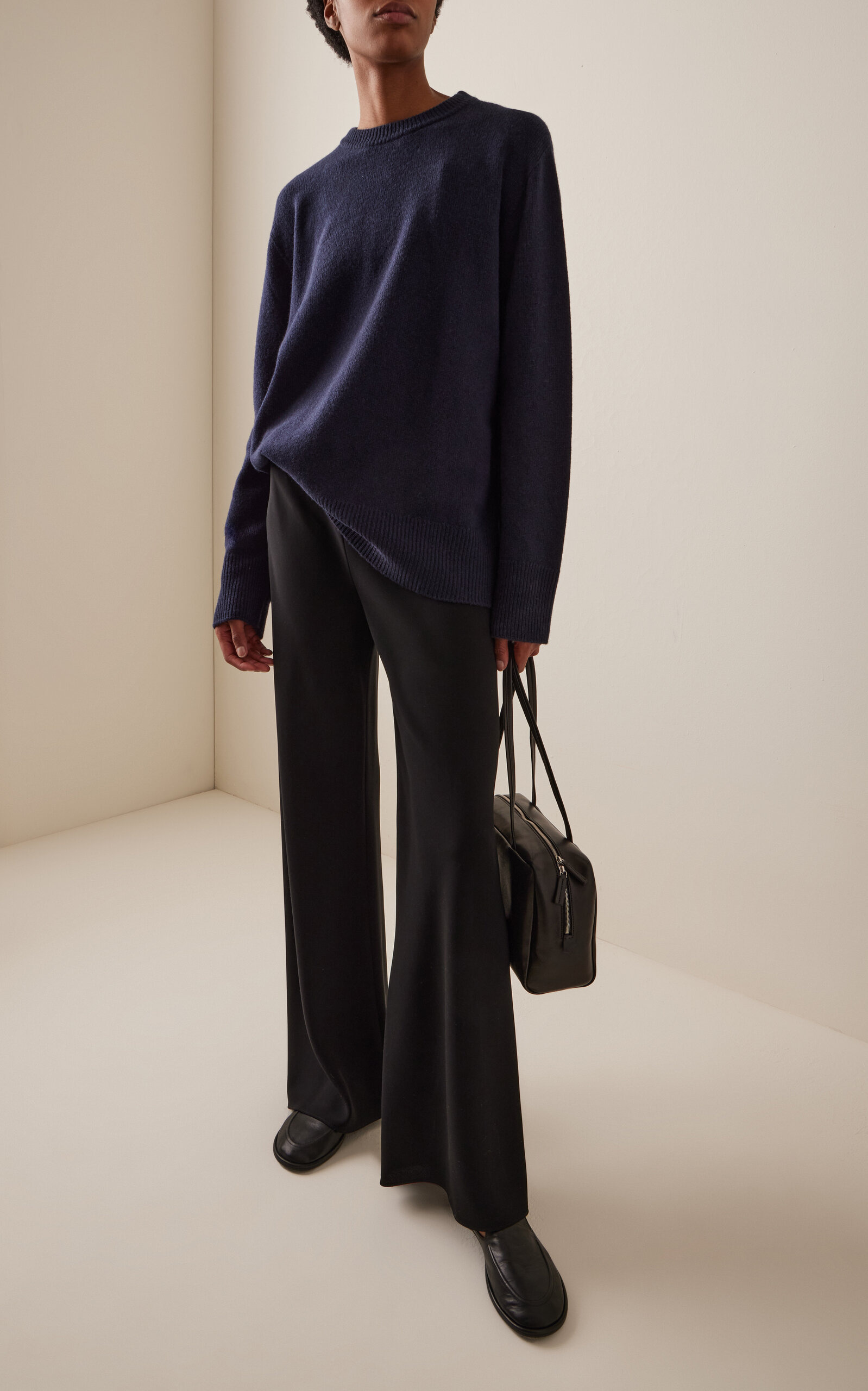 Sibem Wool-Cashmere Sweater navy - 2