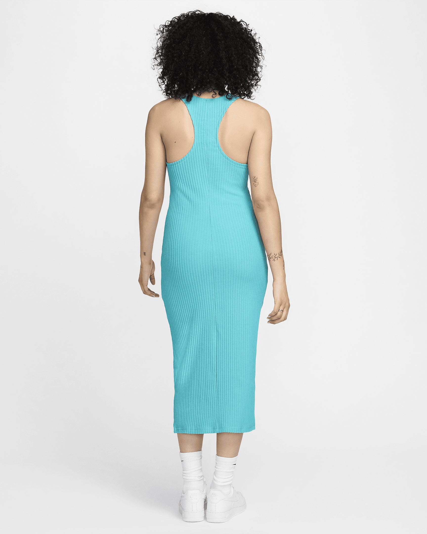 Women's Nike Sportswear Chill Knit Slim Sleeveless Ribbed Midi Dress - 2