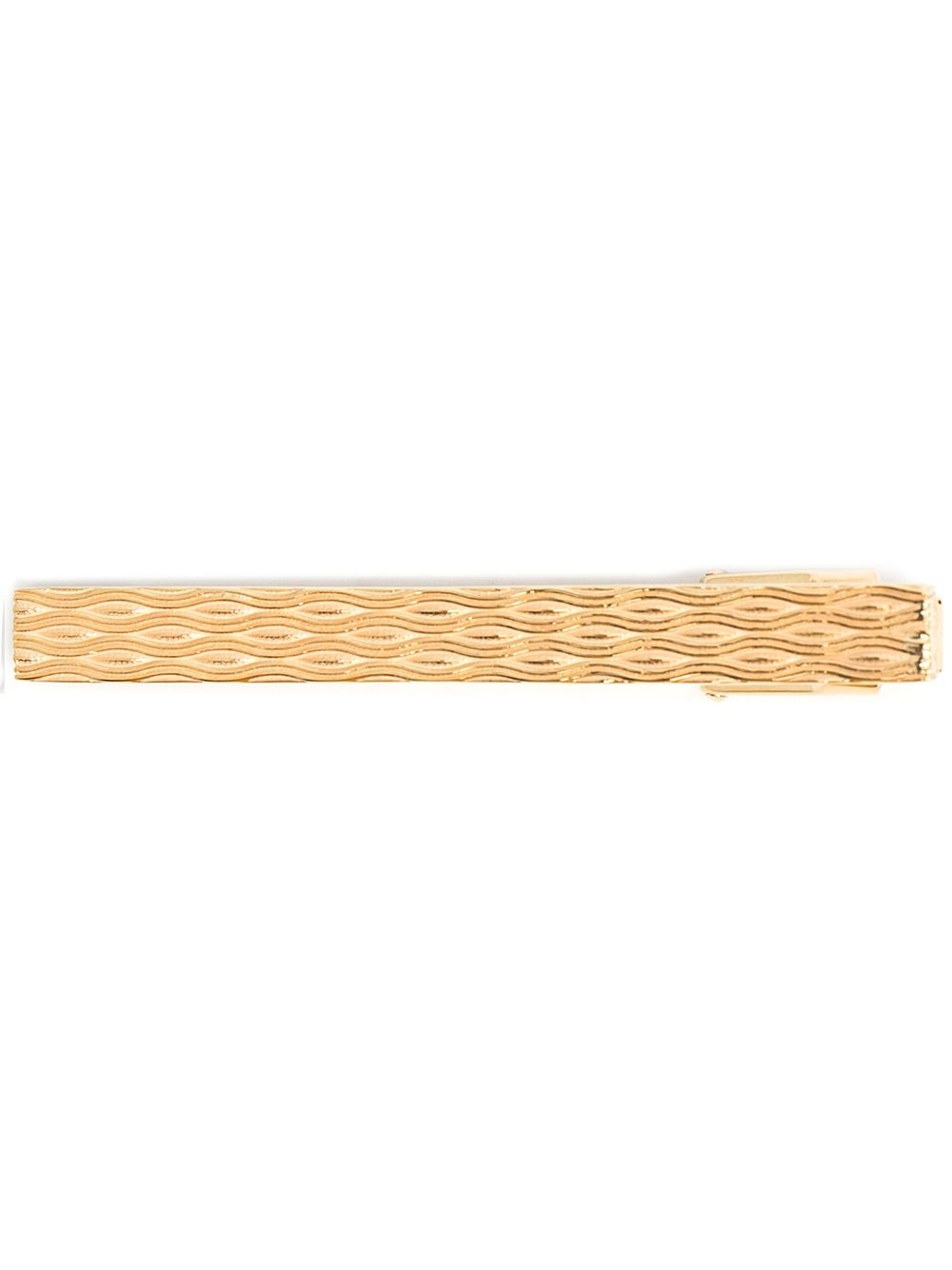 textured tie clip - 1