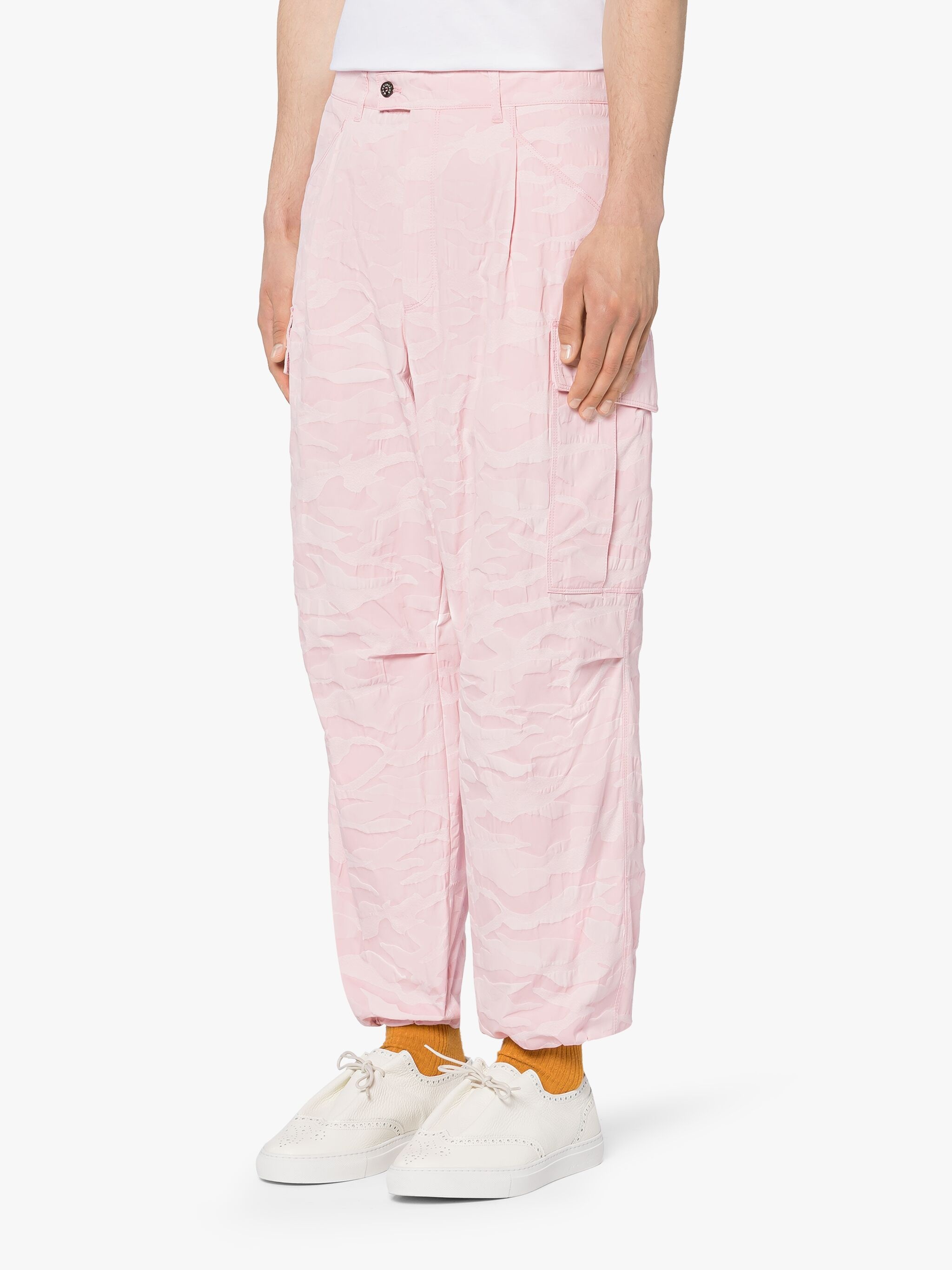 PINK CAMO CARGO TROUSERS - 3