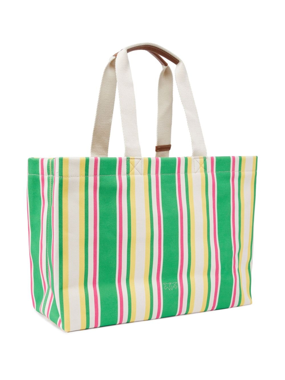 striped tote bag - 2