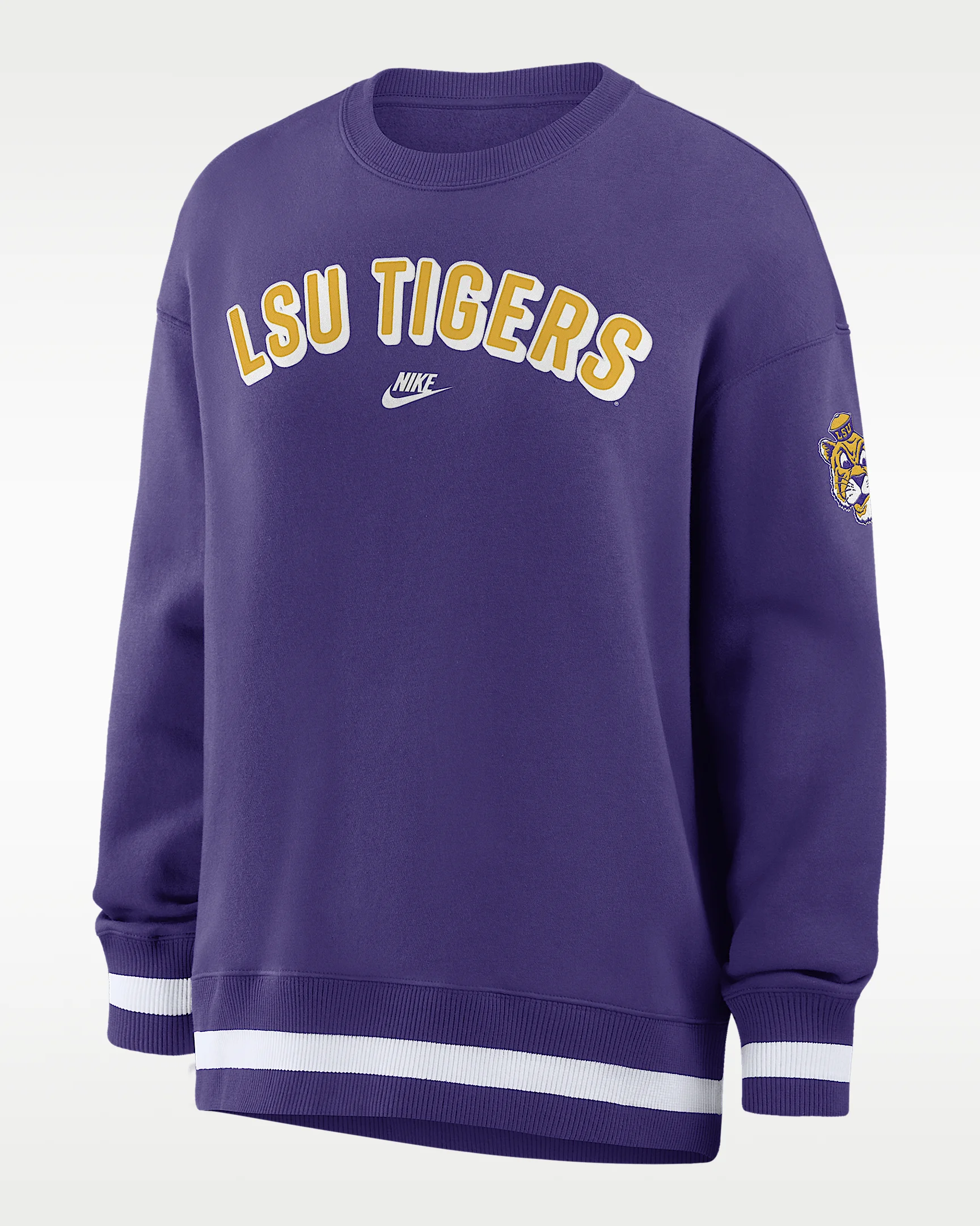 LSU Legacy Phoenix Women's Nike College Oversized Pullover Crew - 1