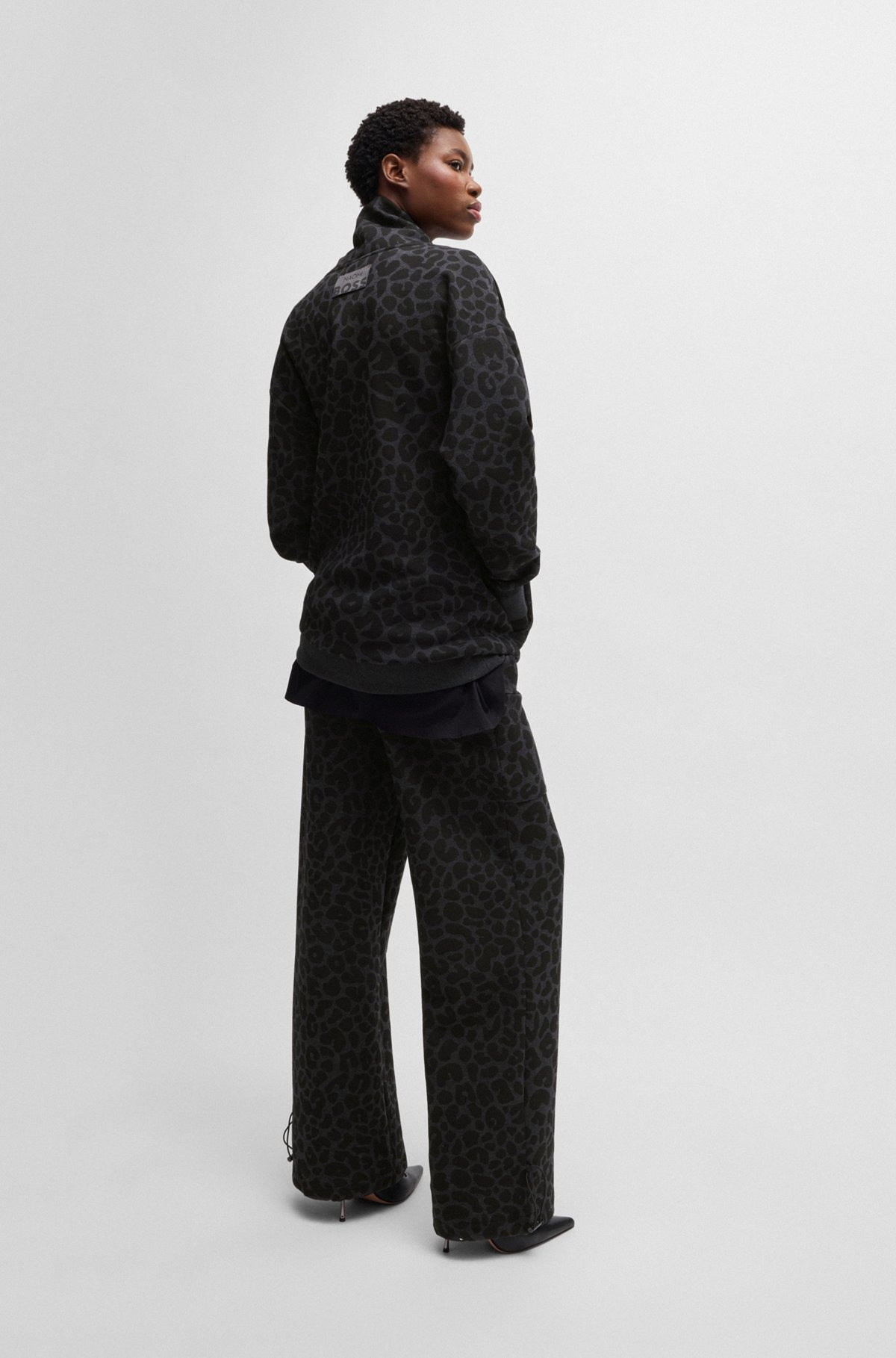 NAOMI X BOSS ANIMAL-PRINT TRACKSUIT BOTTOMS WITH ENERGEAR™ - 6