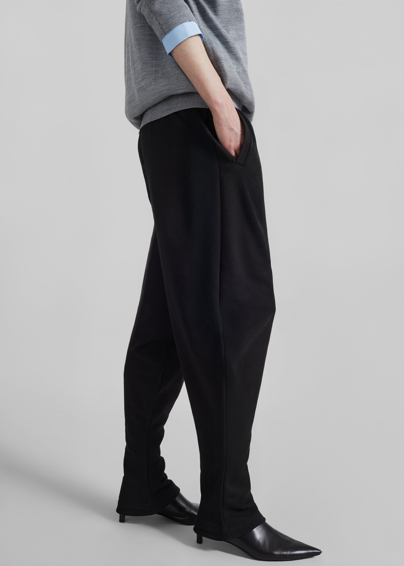 Bercy Curved Jersey Joggers - Black 7