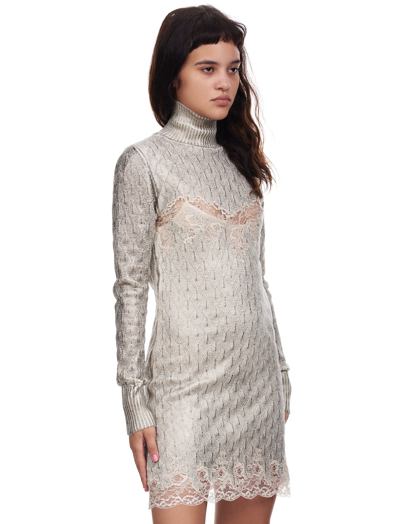 Turtleneck Dress - 4