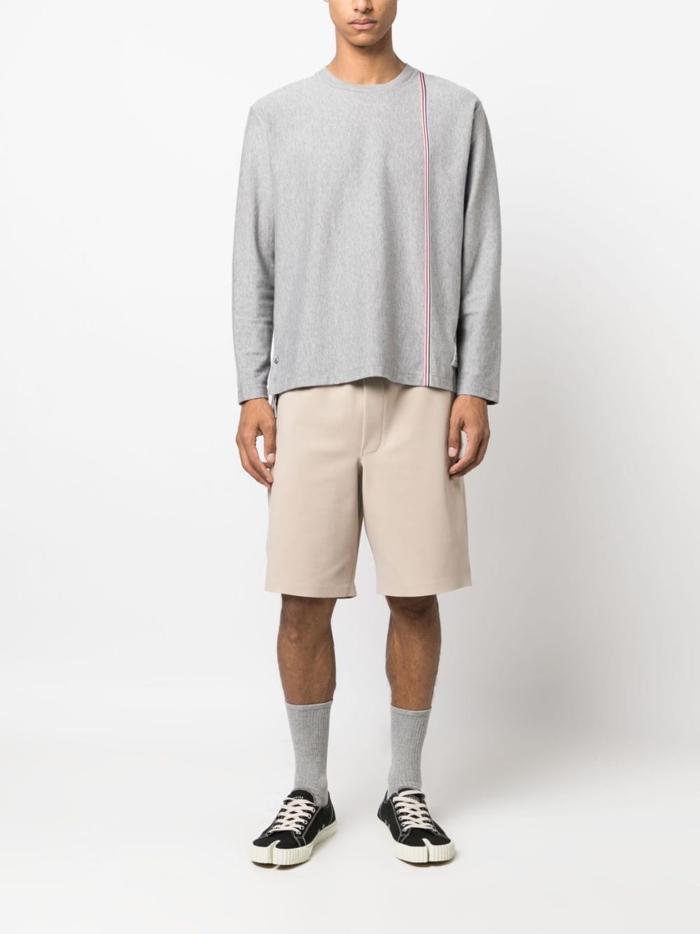 RWB stripe cotton T-shirt - 2