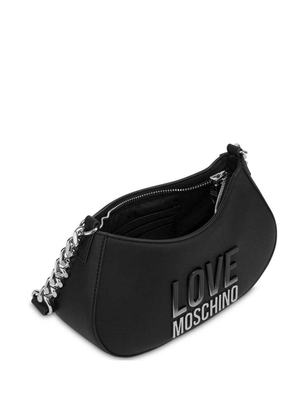 logo-lettering shoulder bag - 3
