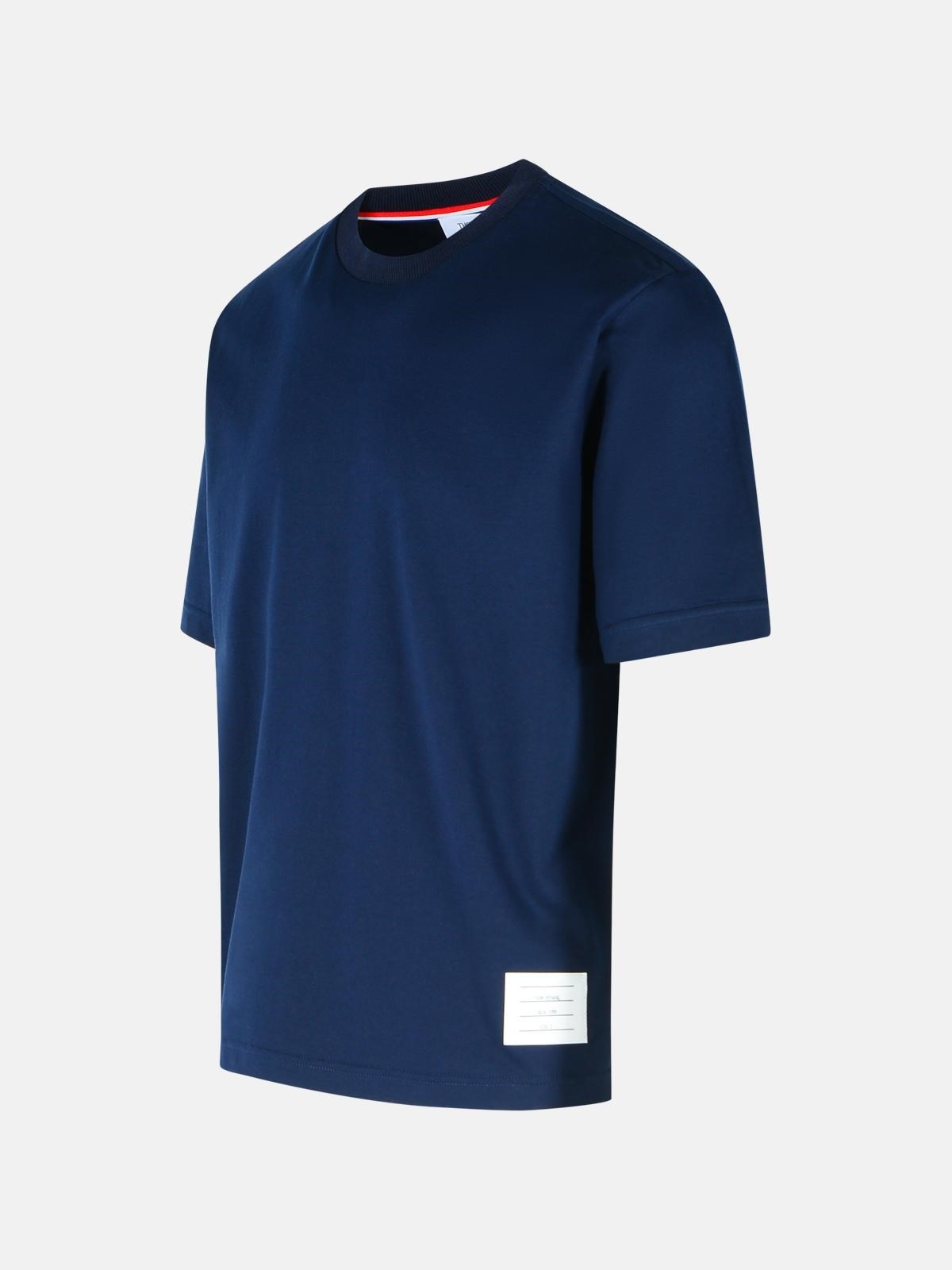 NAVY COTTON T-SHIRT - 2