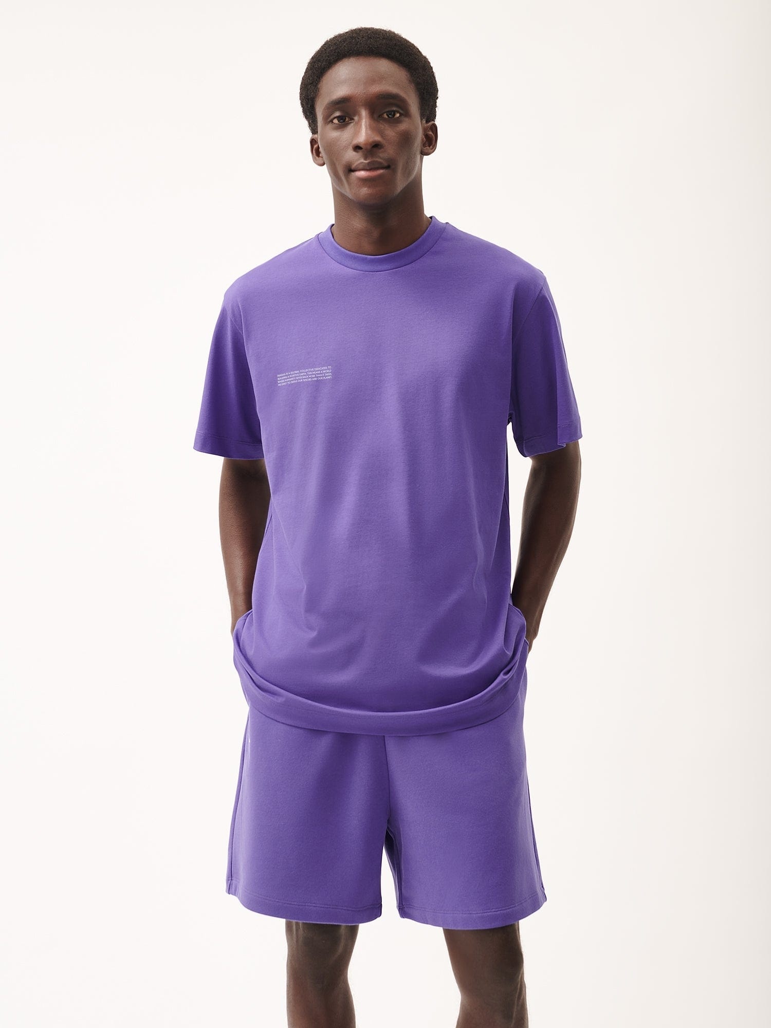 Mens 365 Midweight T-Shirt - Ultraviolet - 2