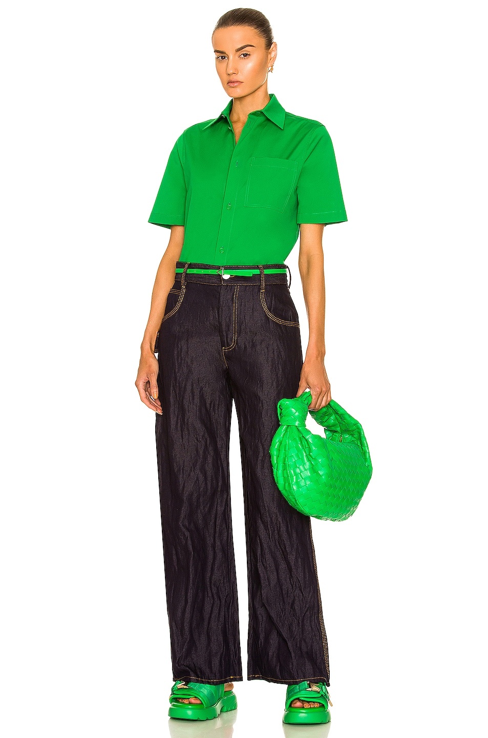 Metal Denim Twill Trouser - 4
