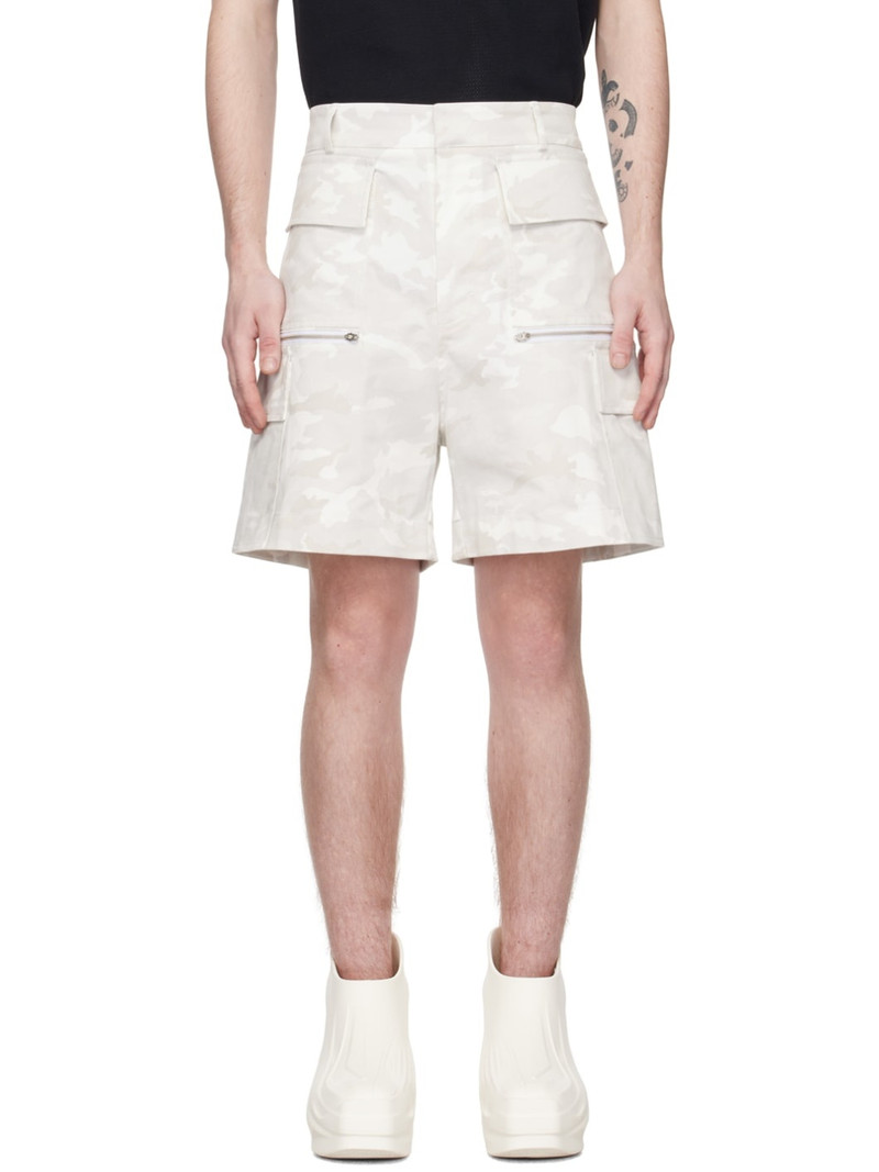 White Camo Shorts 1