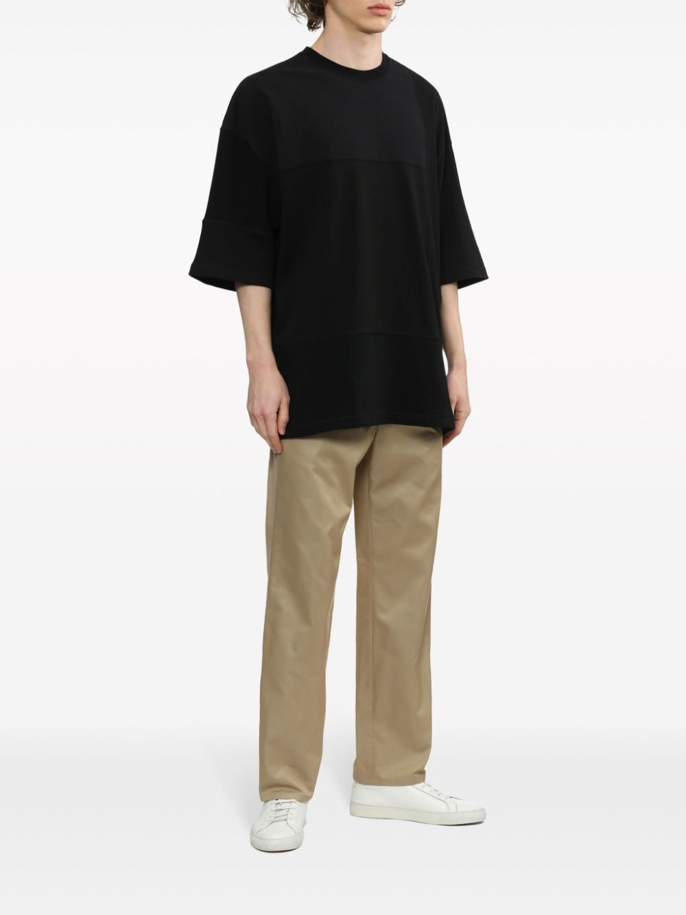 straight-leg chino trousers - 2