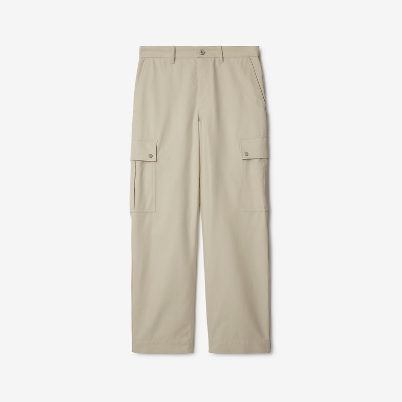 Cotton Blend Cargo Trousers 1