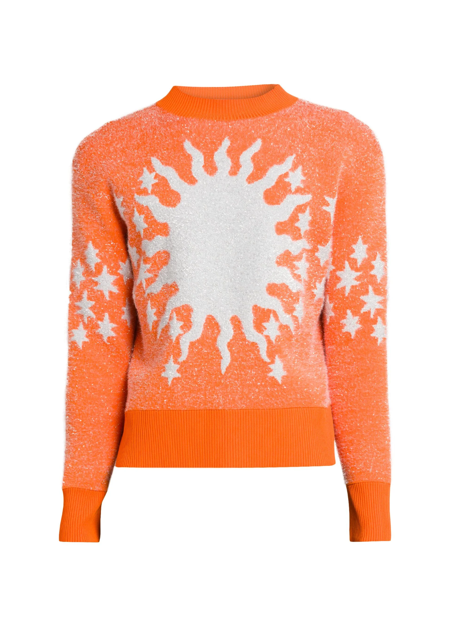 Men's Sun & Stars Sweater - Orange - 1