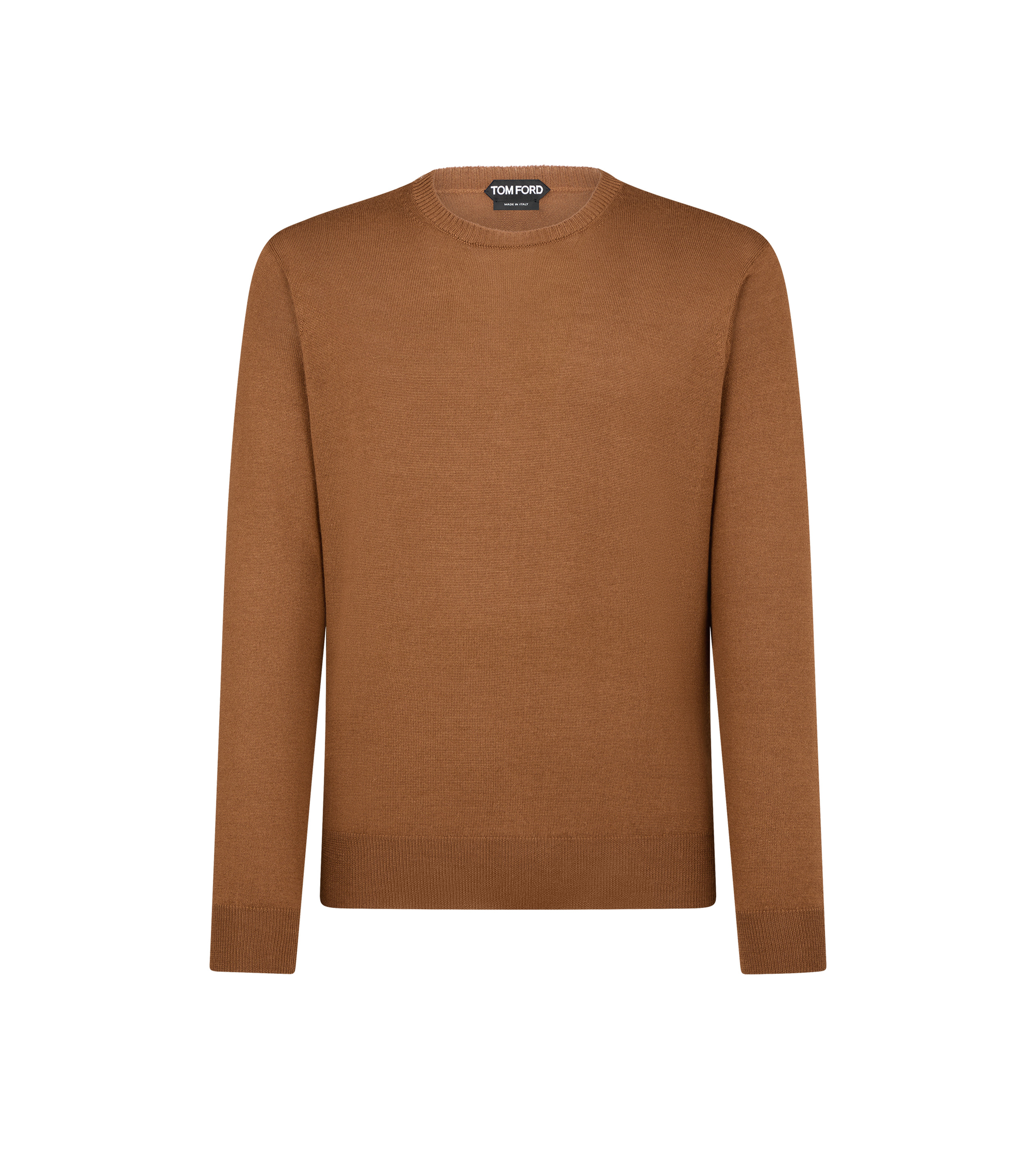 SEAMLESS ALPACA SILK CREW NECK - 1