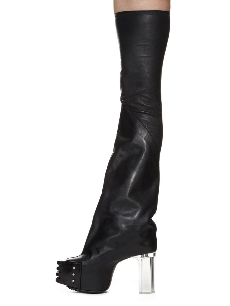 Black Flared Boots 3