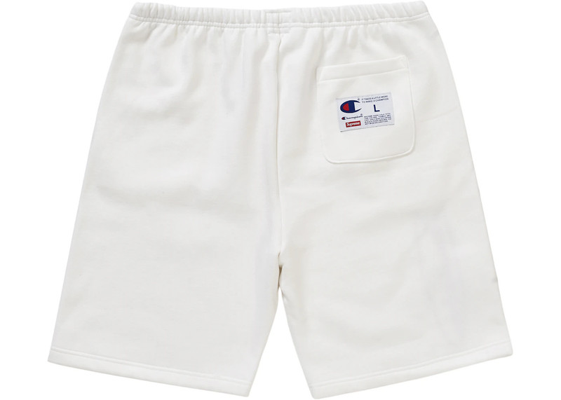 Supreme Supreme Champion Outline Sweatshort White outlook