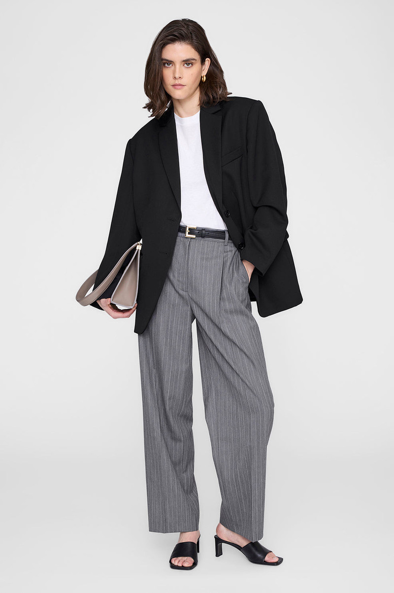 ANINE BING Jayden Mule Sandals - Black outlook