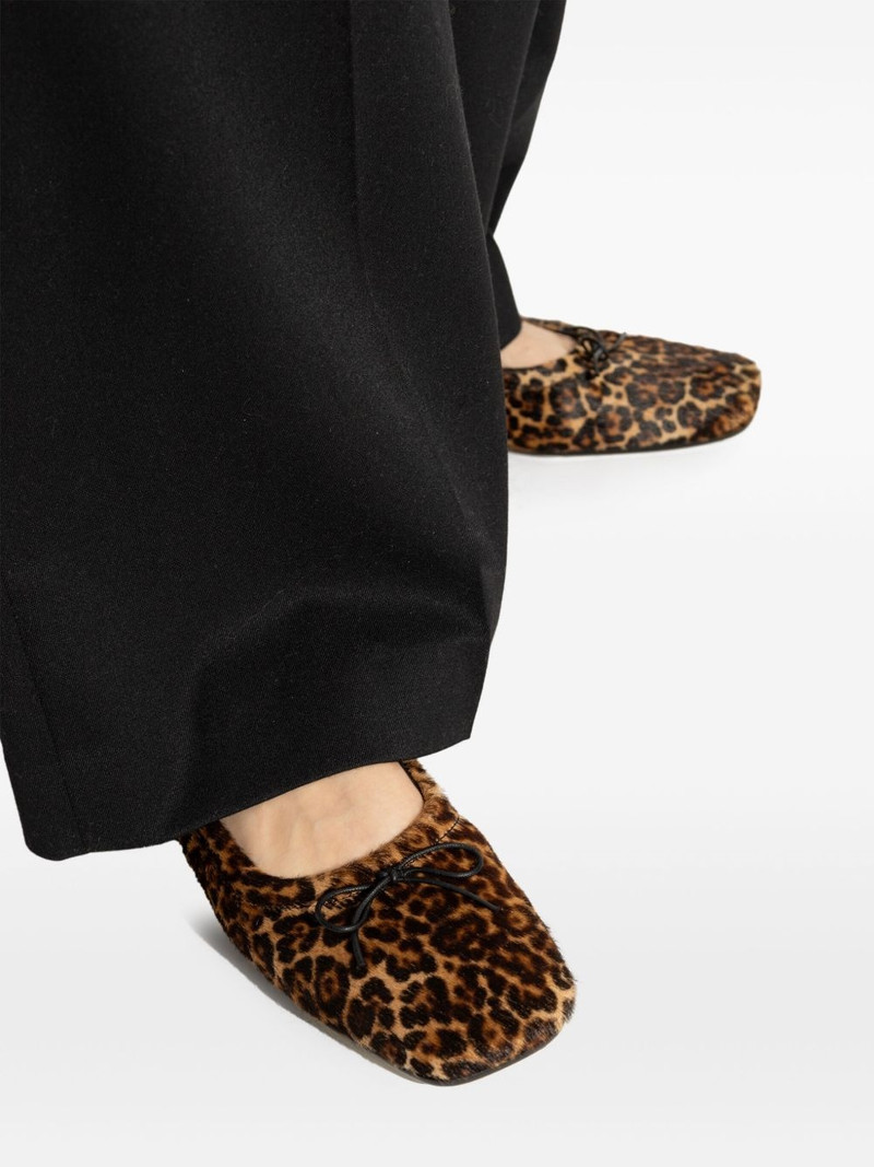 leopard-print ballet flats 5