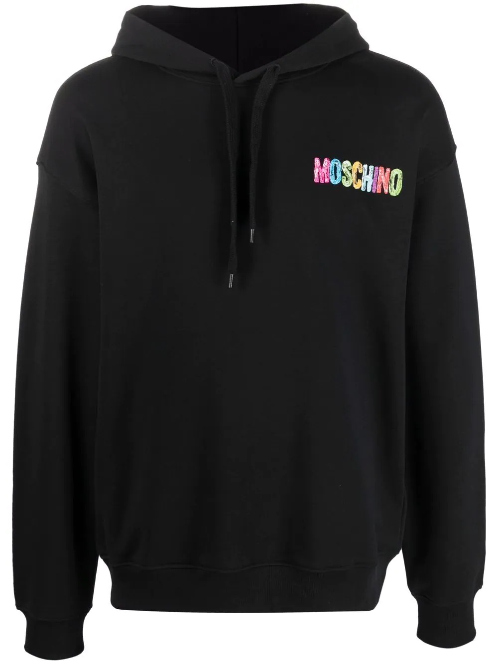 rainbow-logo pullover hoodie - 1