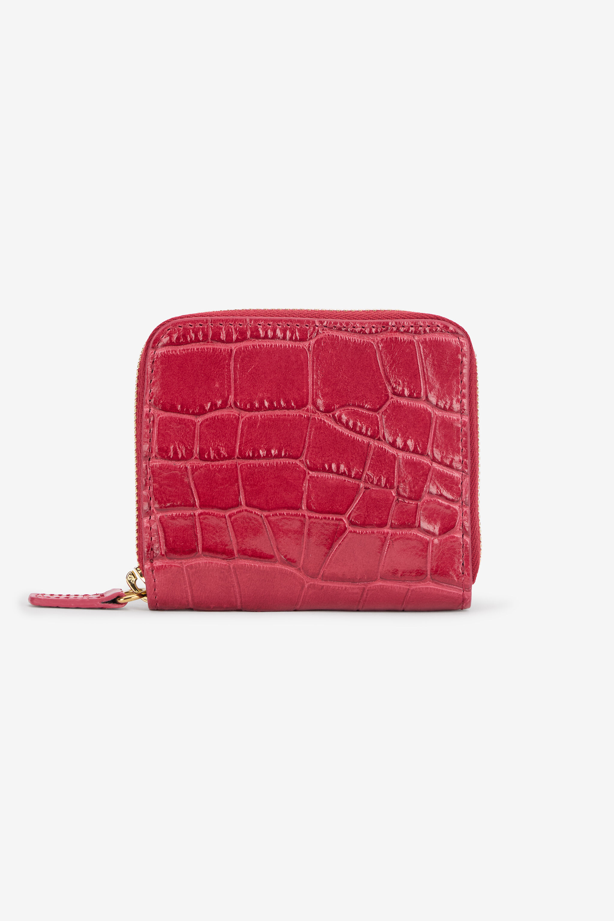 Small Crocodile-Effect Wallet - 2