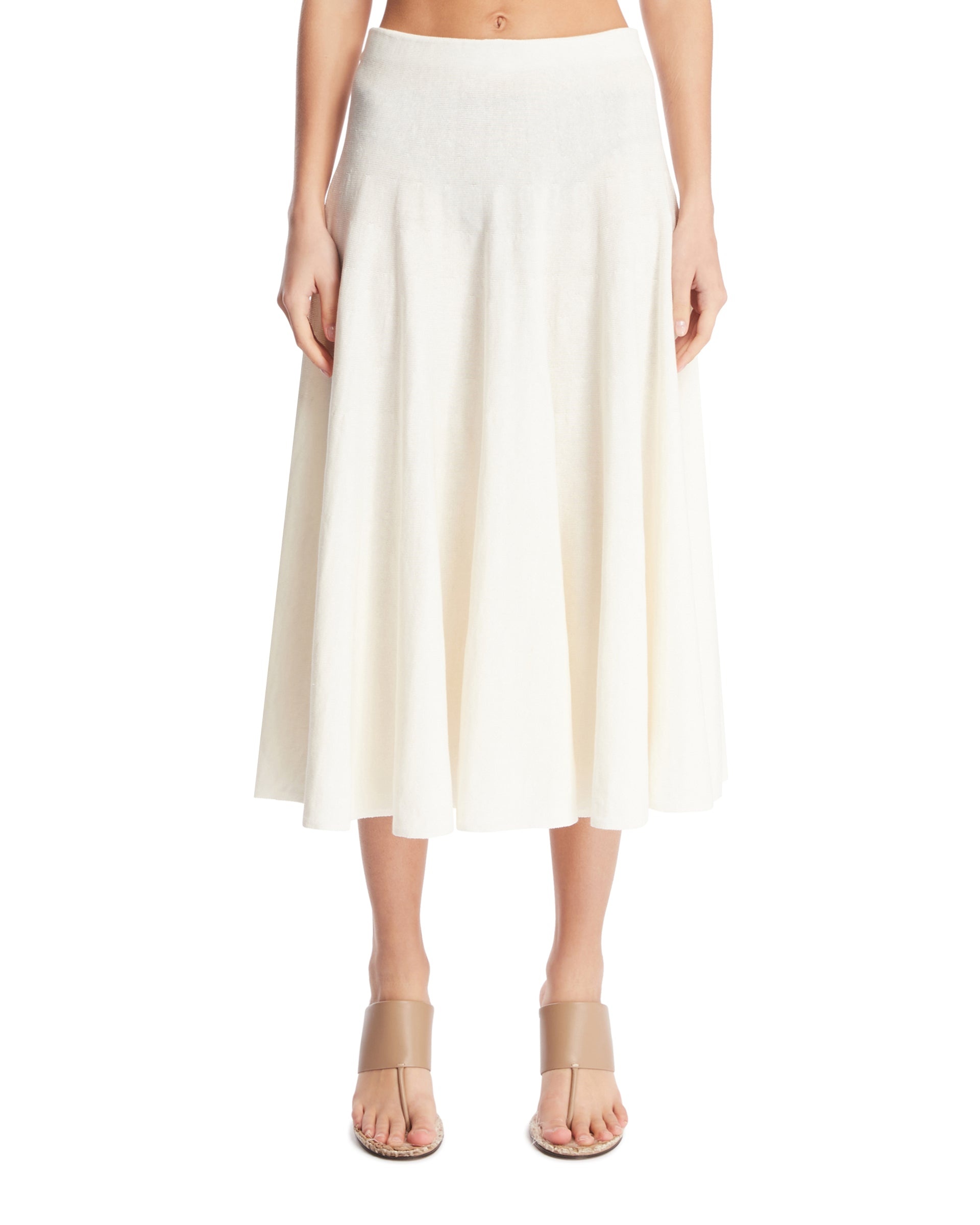 White Jaliah Skirt - 1