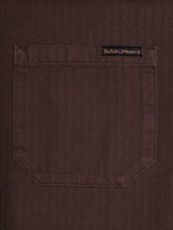 Buddy Herringbone Chore Jacket Walnut - 5