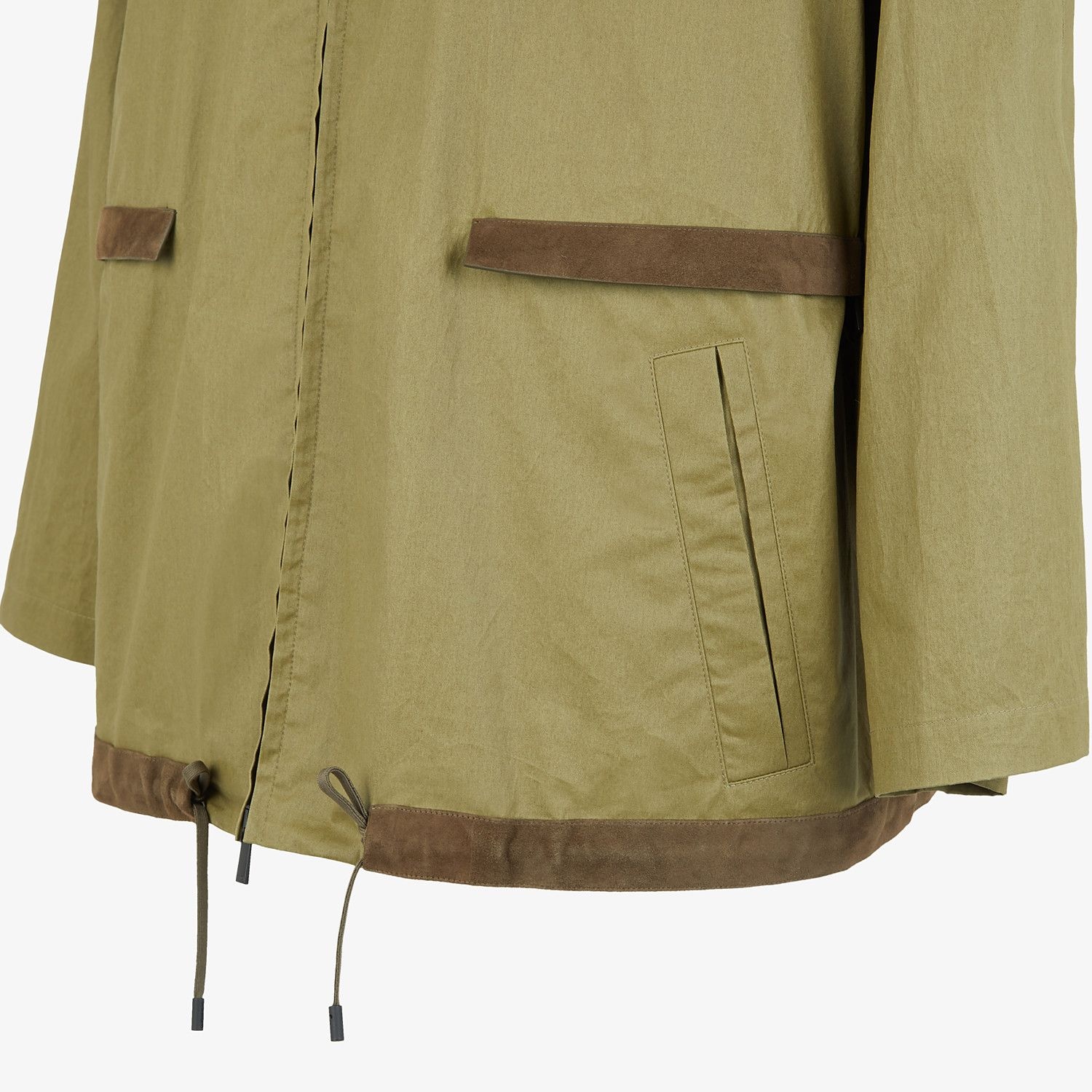 Green cotton trench coat - 4