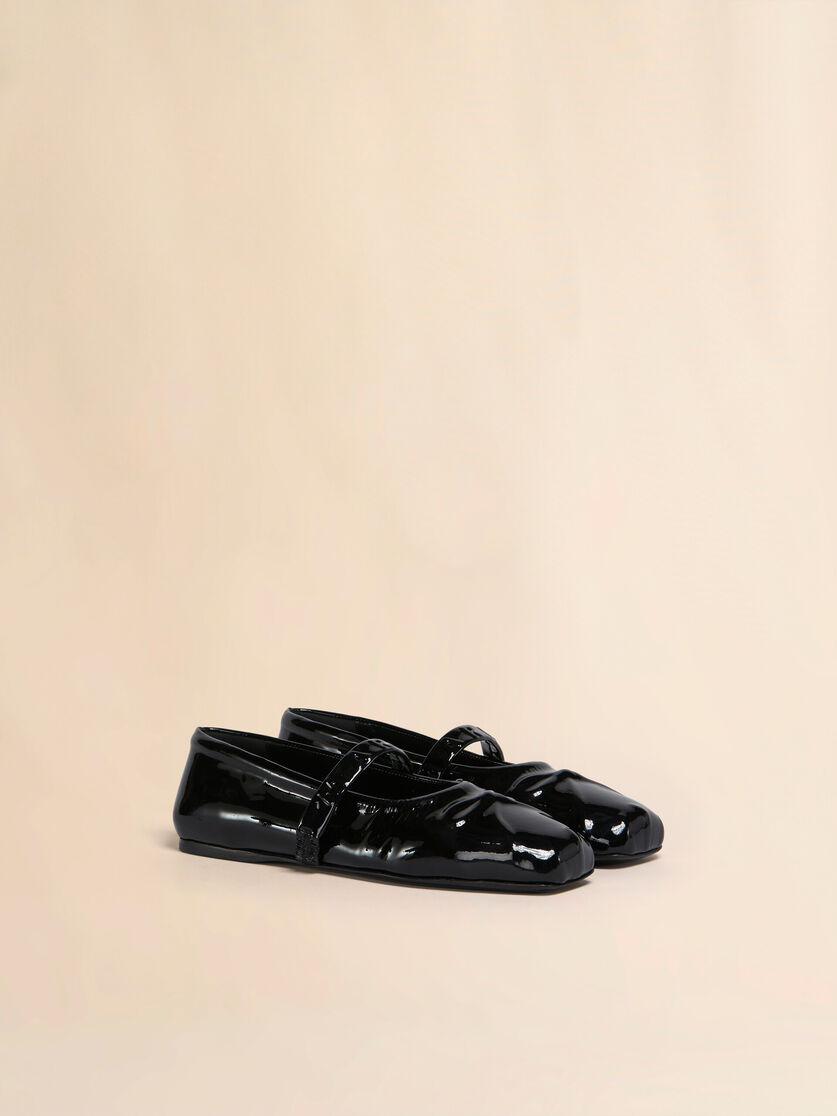 BLACK PATENT LEATHER MARY JANE - 2
