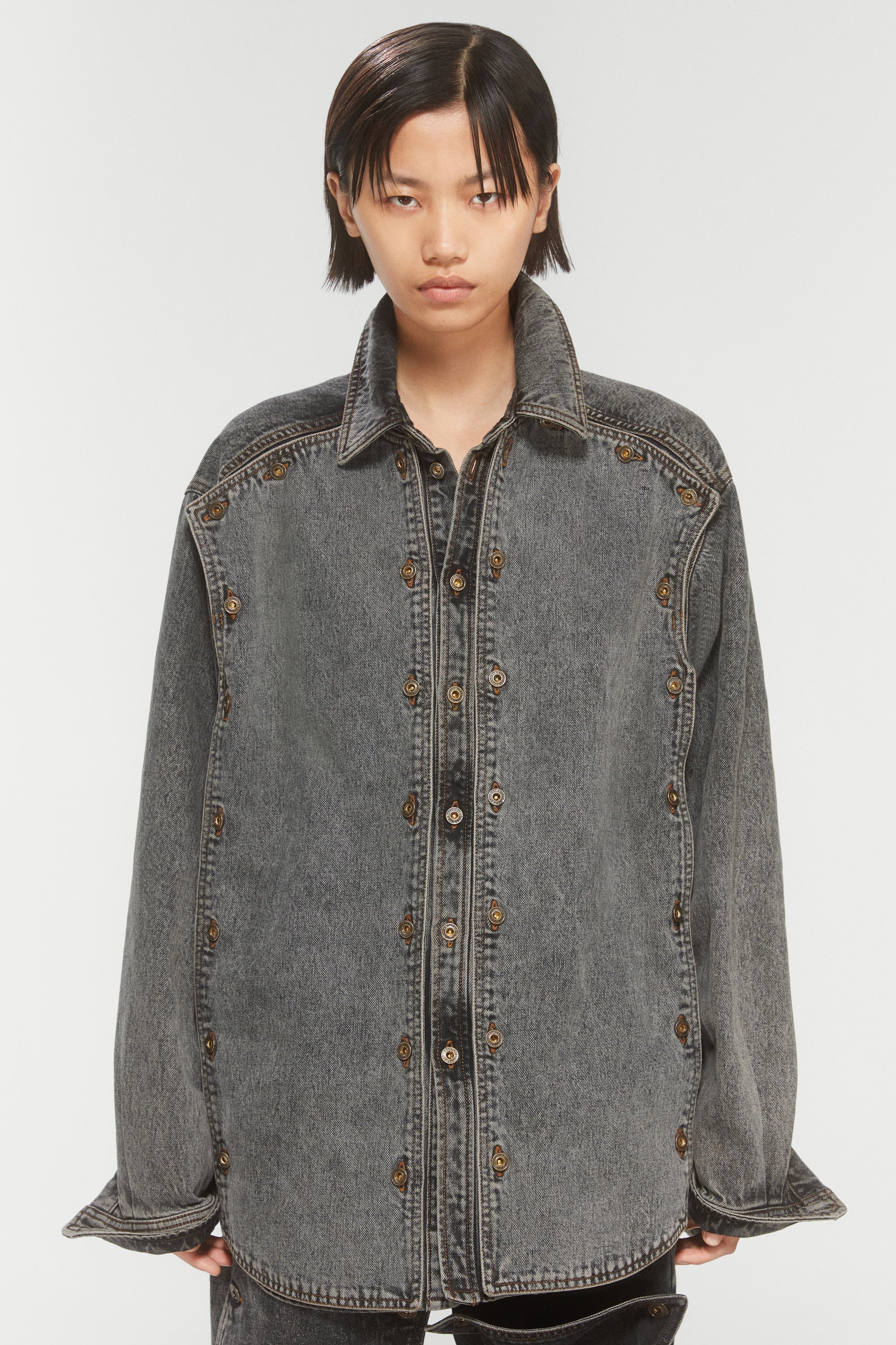 EVERGREEN SNAP OFF DENIM SHIRT - 5