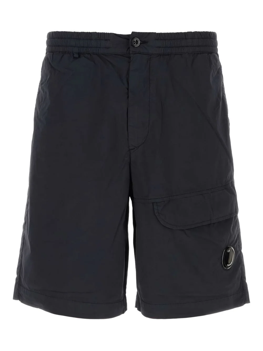 logo patch bermuda shorts - 1