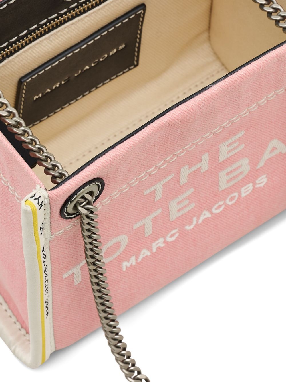The Denim Chain Crossbody Tote bag - 6