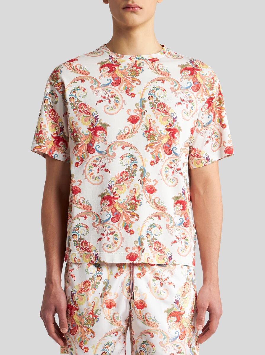 FLORAL PAISLEY T-SHIRT - 2