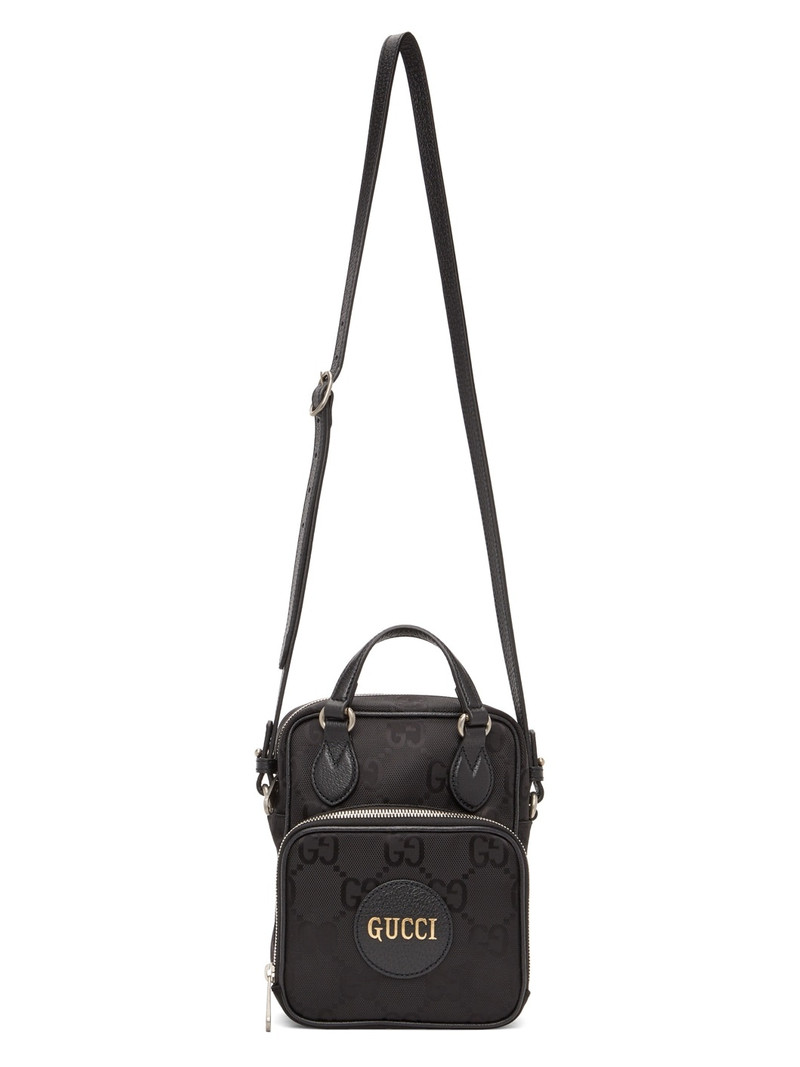 Black Off The Grid Small GG Messenger Bag - 1