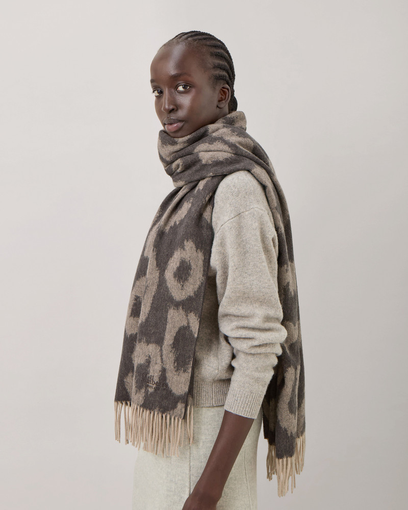 Leopard Merino Wool Scarf
Ebony & Maple Merino Wool 3