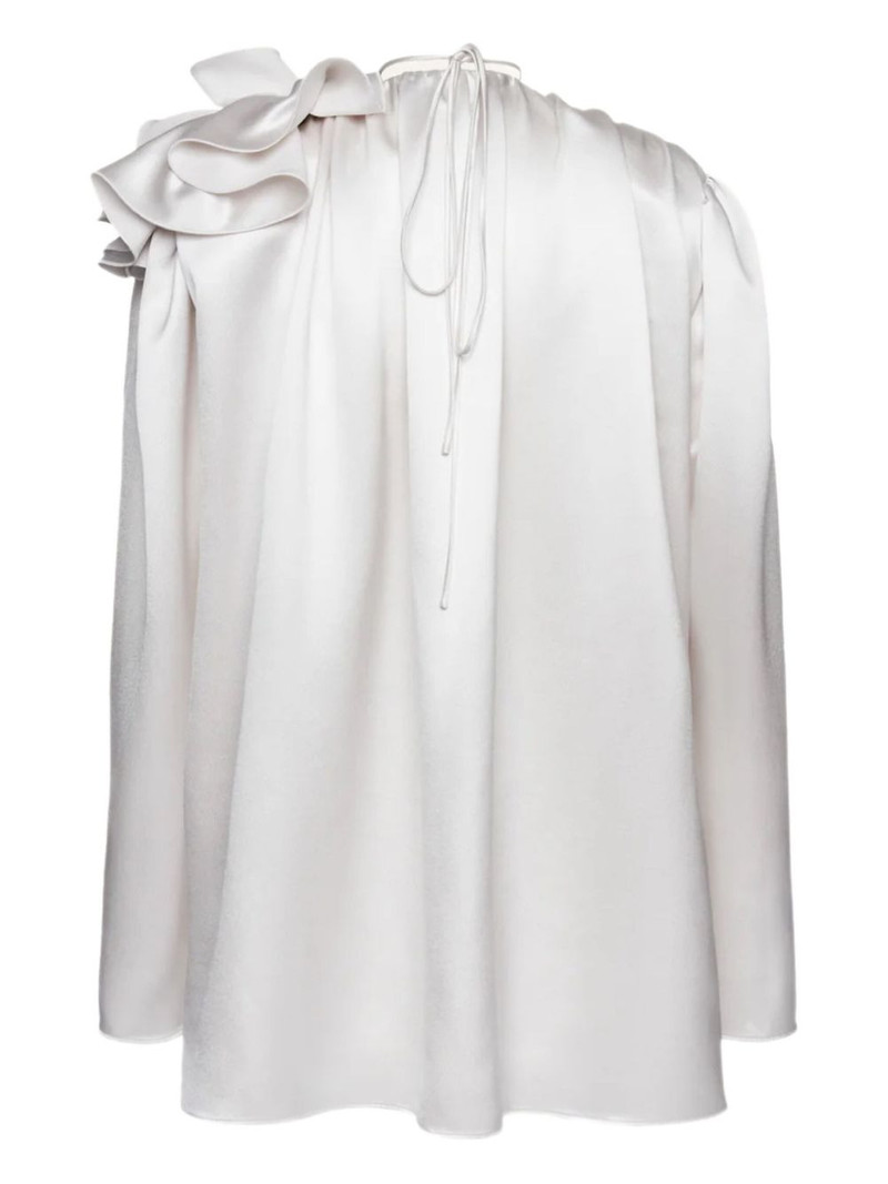 ruffled-shoulder blouse 4