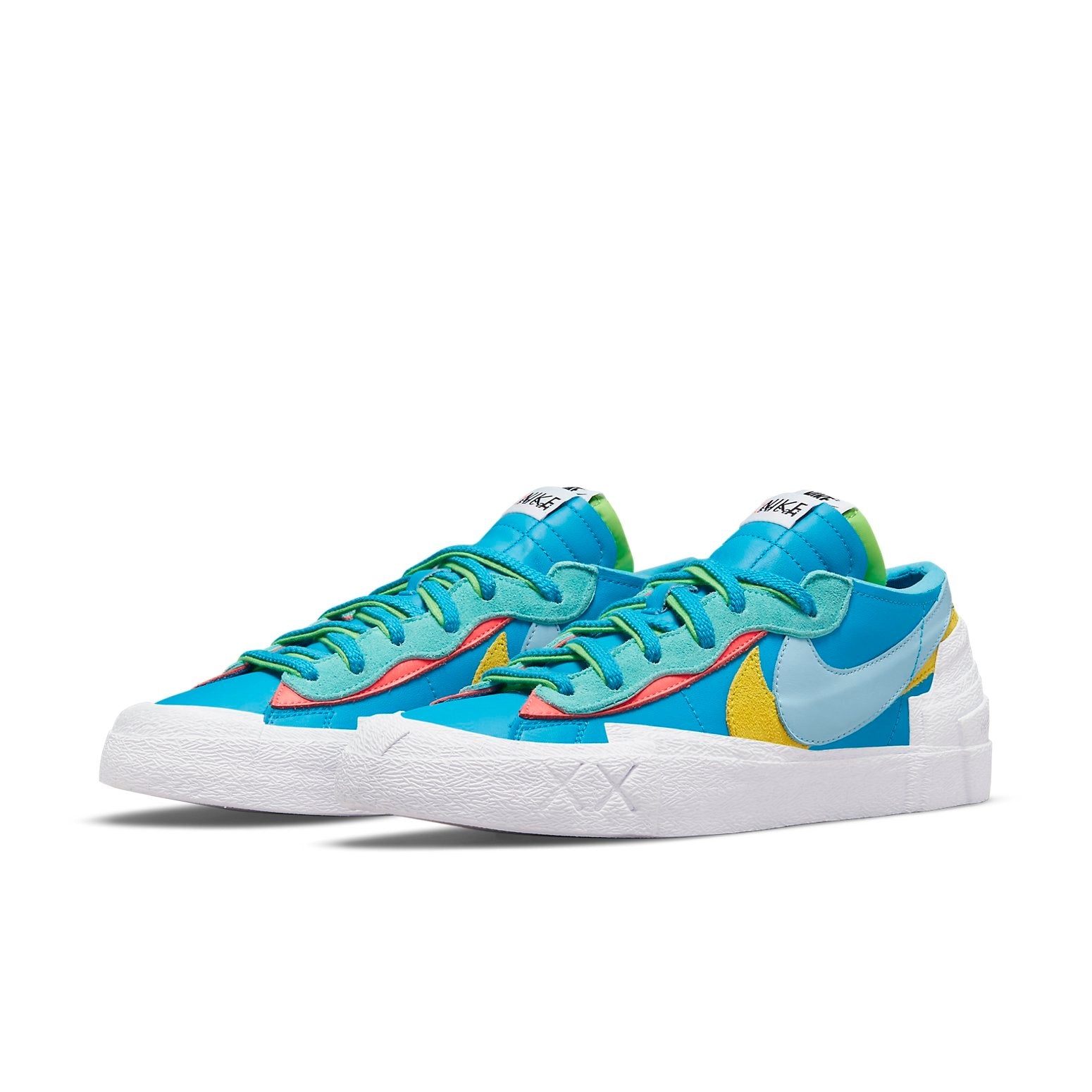 Nike KAWS x sacai x Blazer Low 'Neptune Blue' DM7901-400 - 3