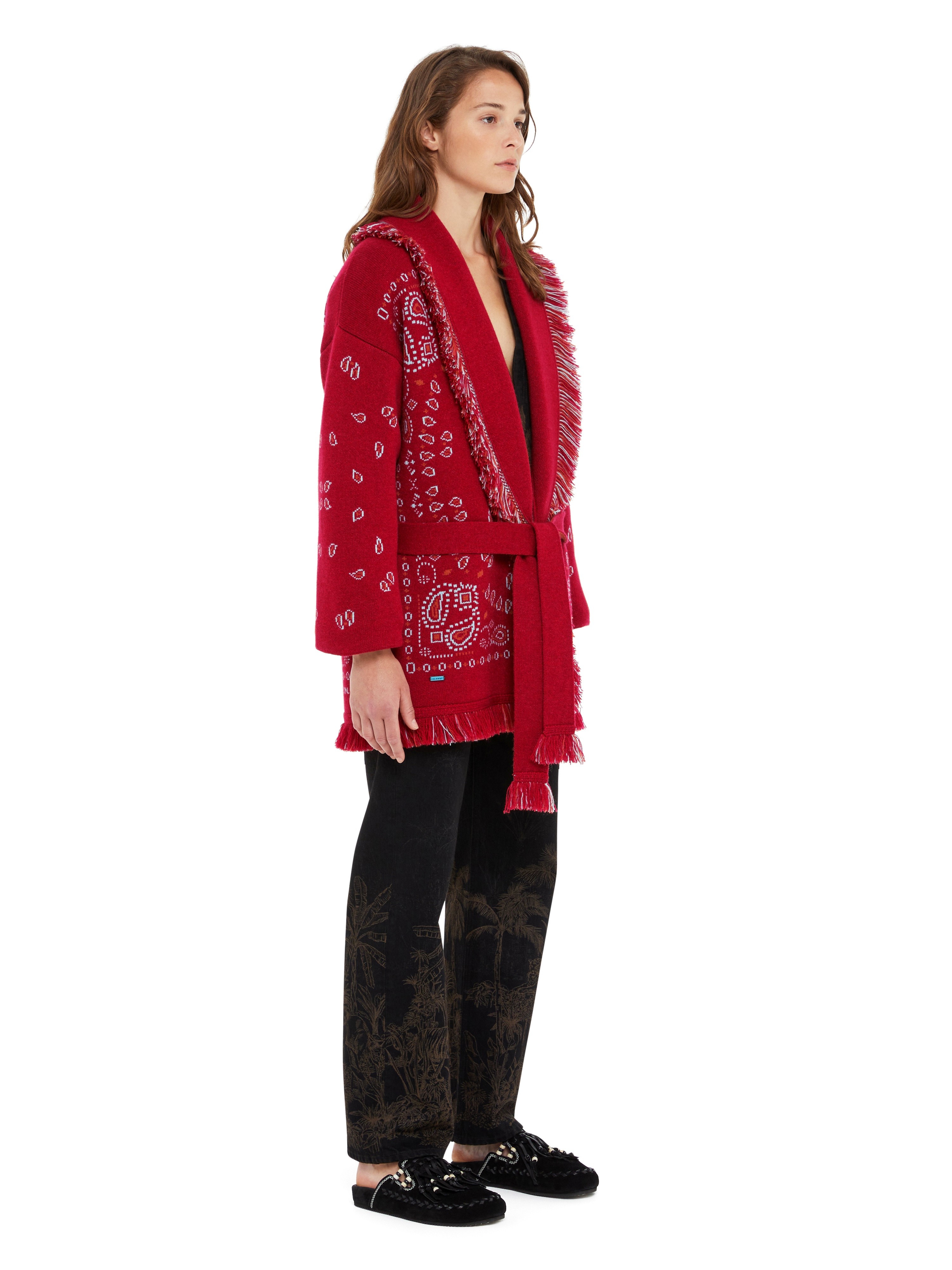 Bandana Jacquard Cardigan - 6