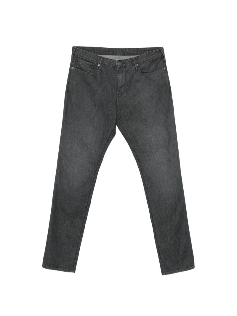 logo-plaque jeans 1