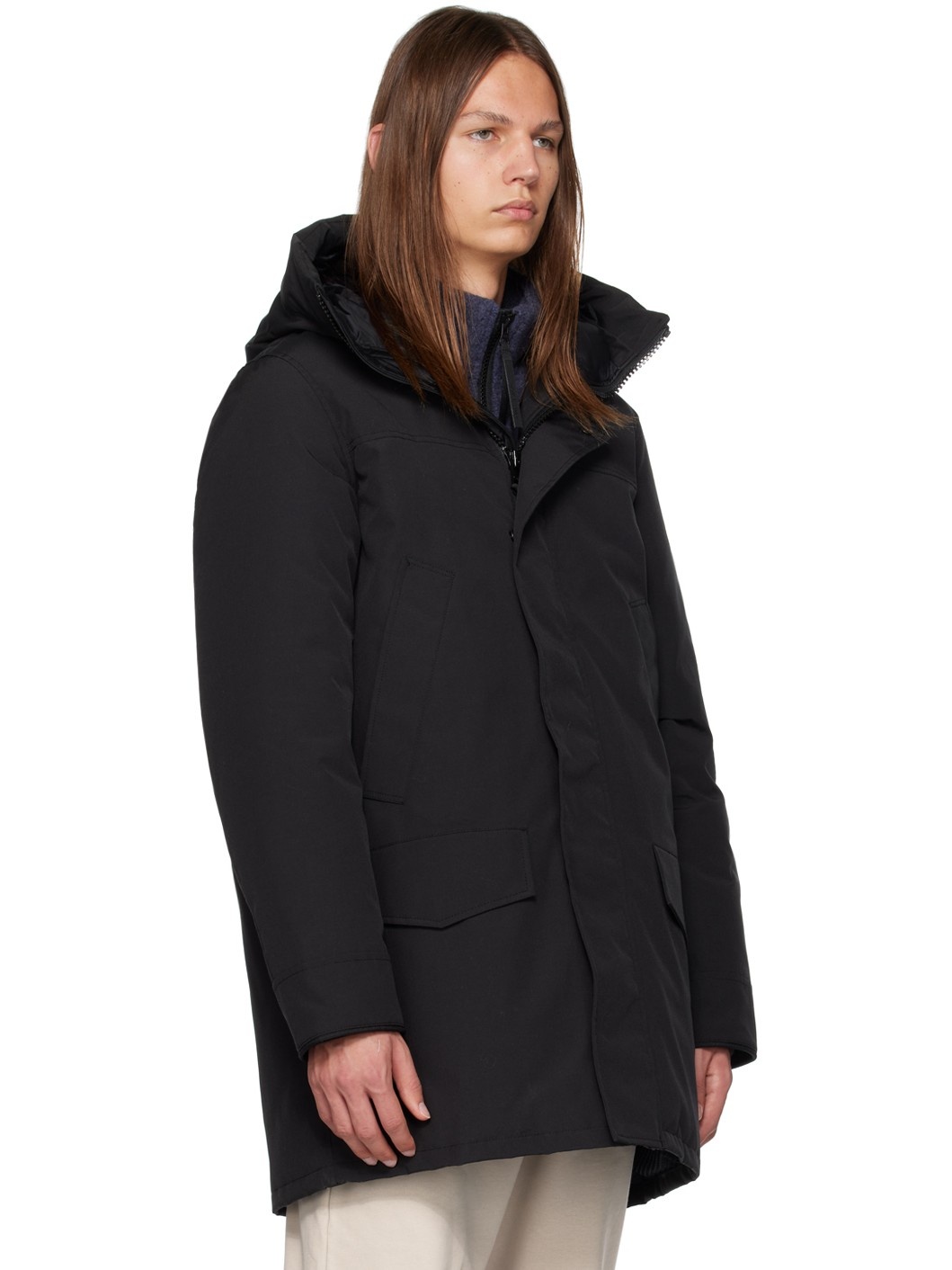 Black Langford Down Jacket - 2