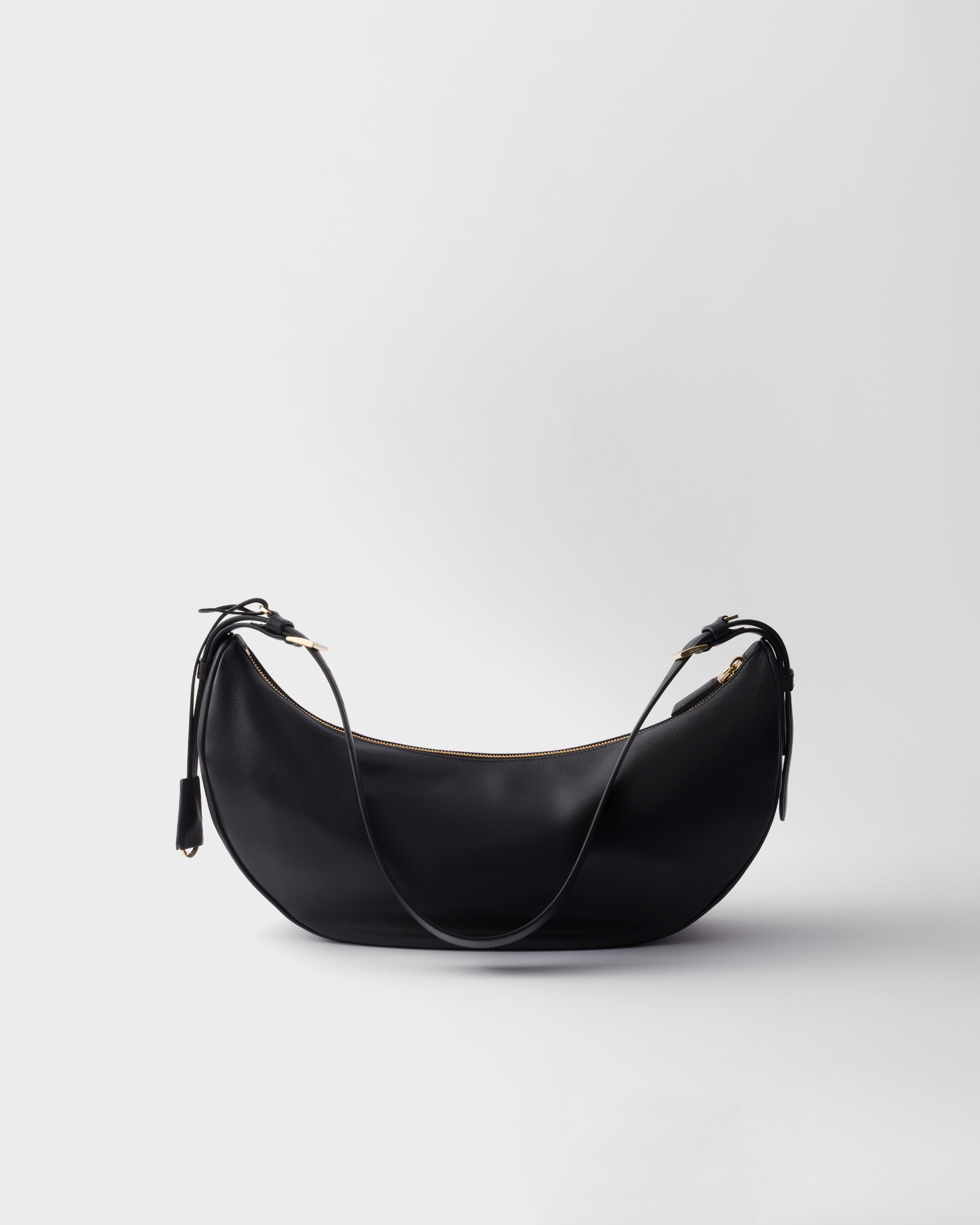 Prada Demi-lune large leather shoulder bag - 4