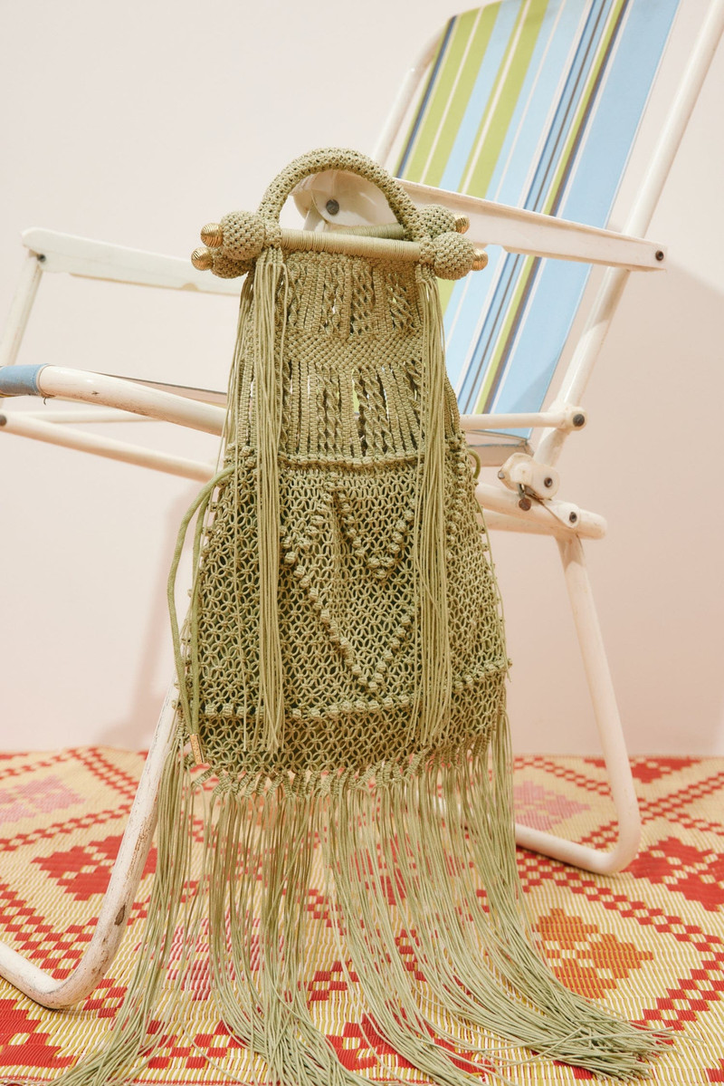 ALÉMAIS Macrame Fringe Bag outlook