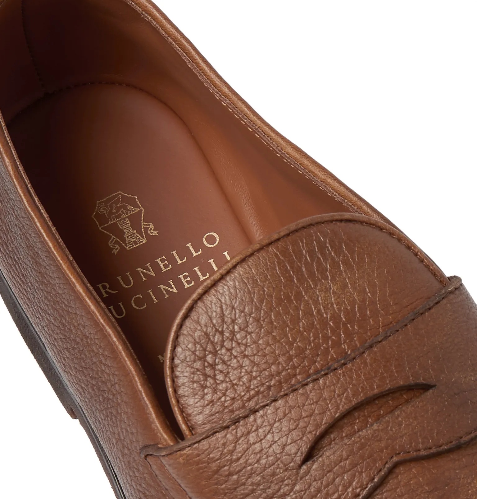 Full-Grain Leather Penny Loafers - 4