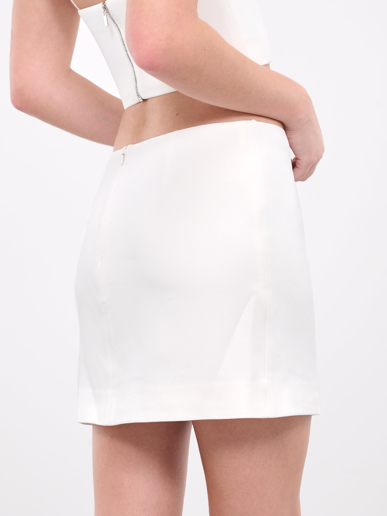 Self-Tie Mini Skirt - 4