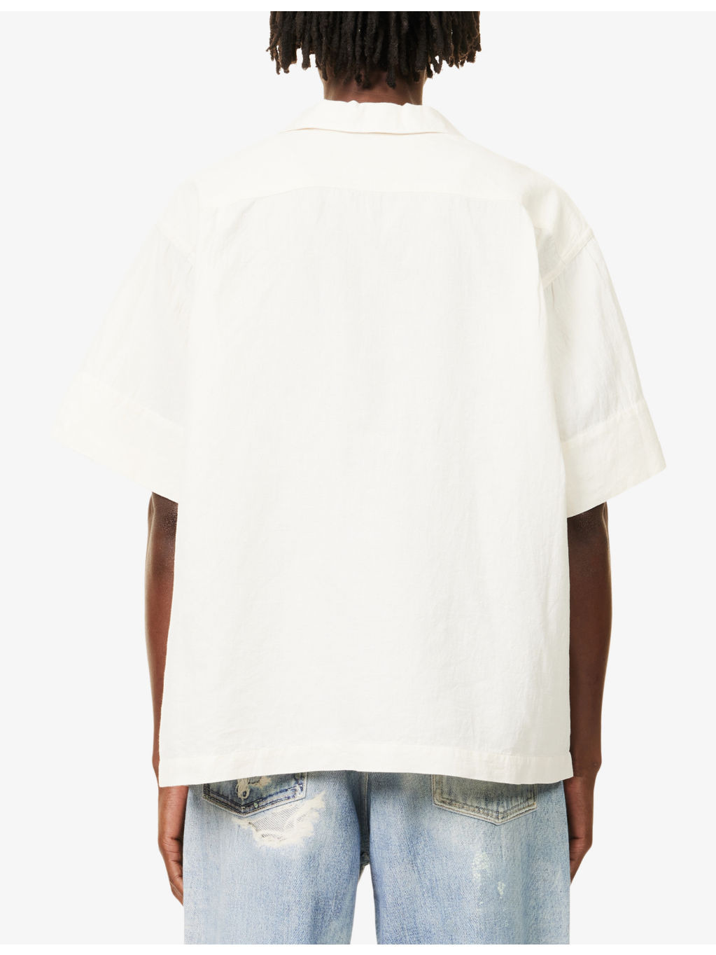 Greetings Relaxed-Fit Cotton And Linen Shirt - 4