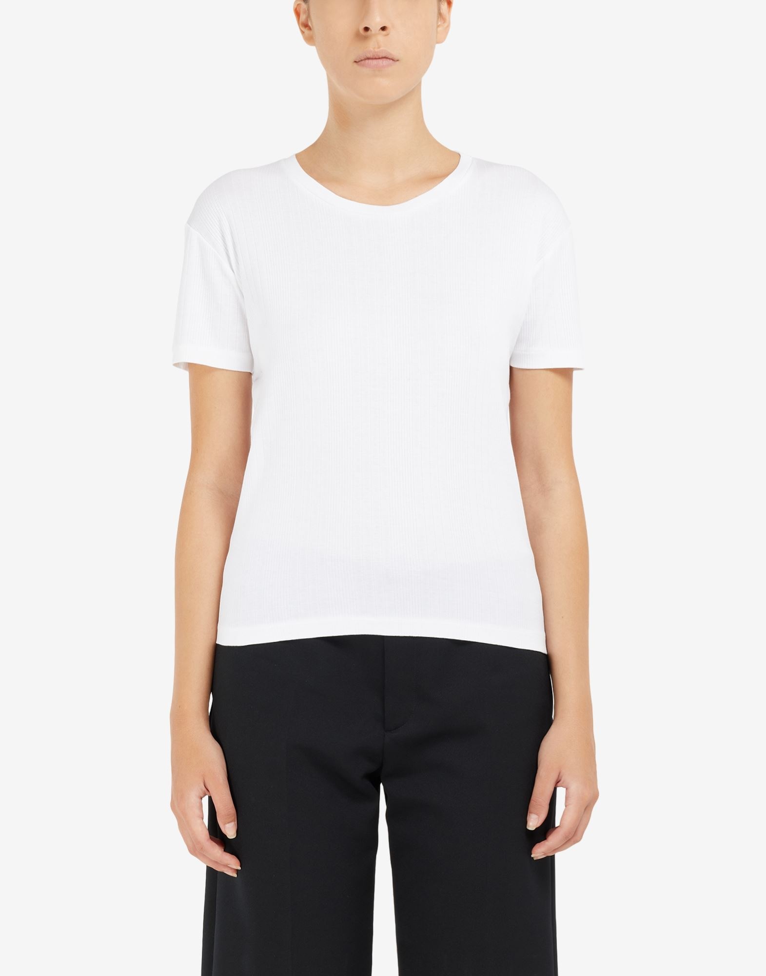 Ribbed jersey t-shirt - 5