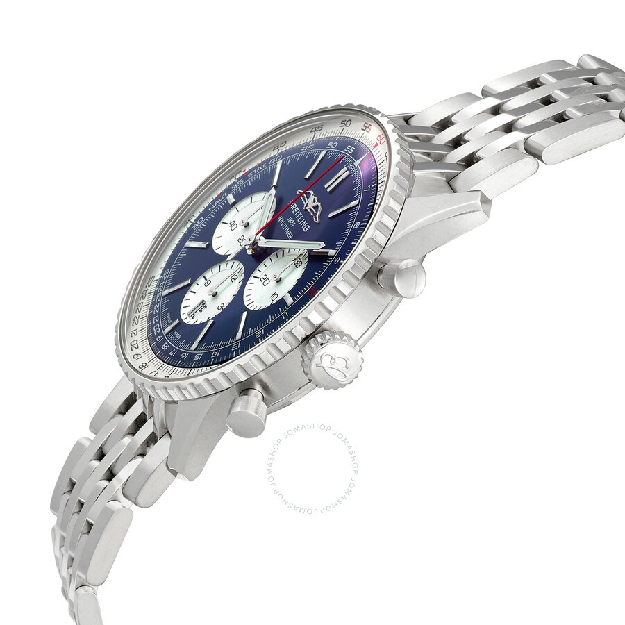 Breitling Navitimer B01 Chronograph Automatic Blue Dial Men's Watch AB0137211C1A1 - 2