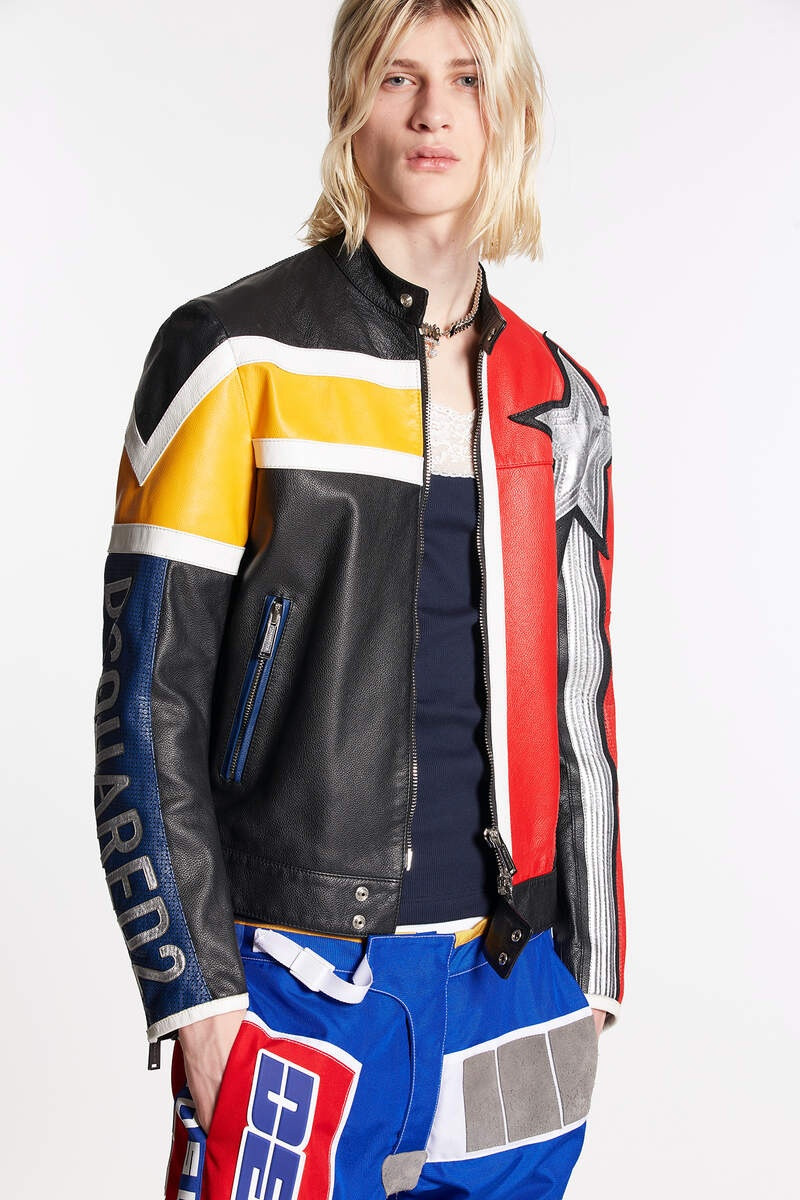 DSQUARED2 MOTORBIKER CLASSIC JEAN JACKET 1