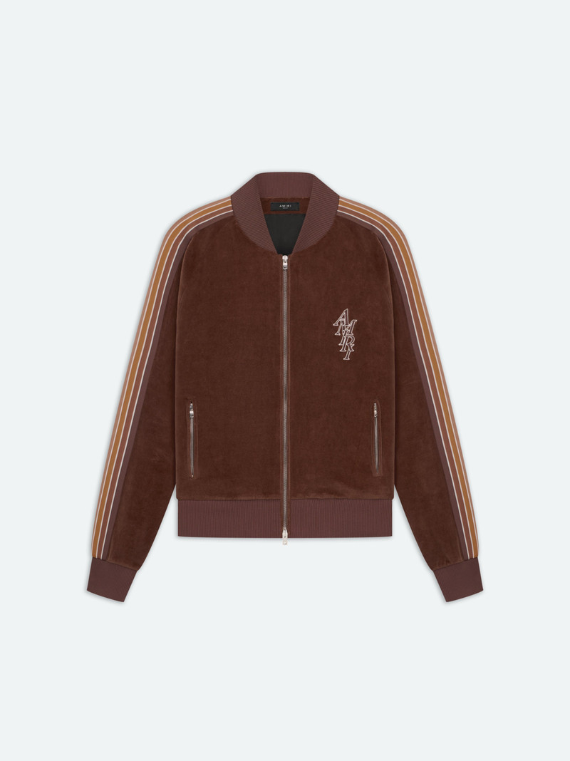 AMIRI STACK VELOUR TRACK JACKET 1