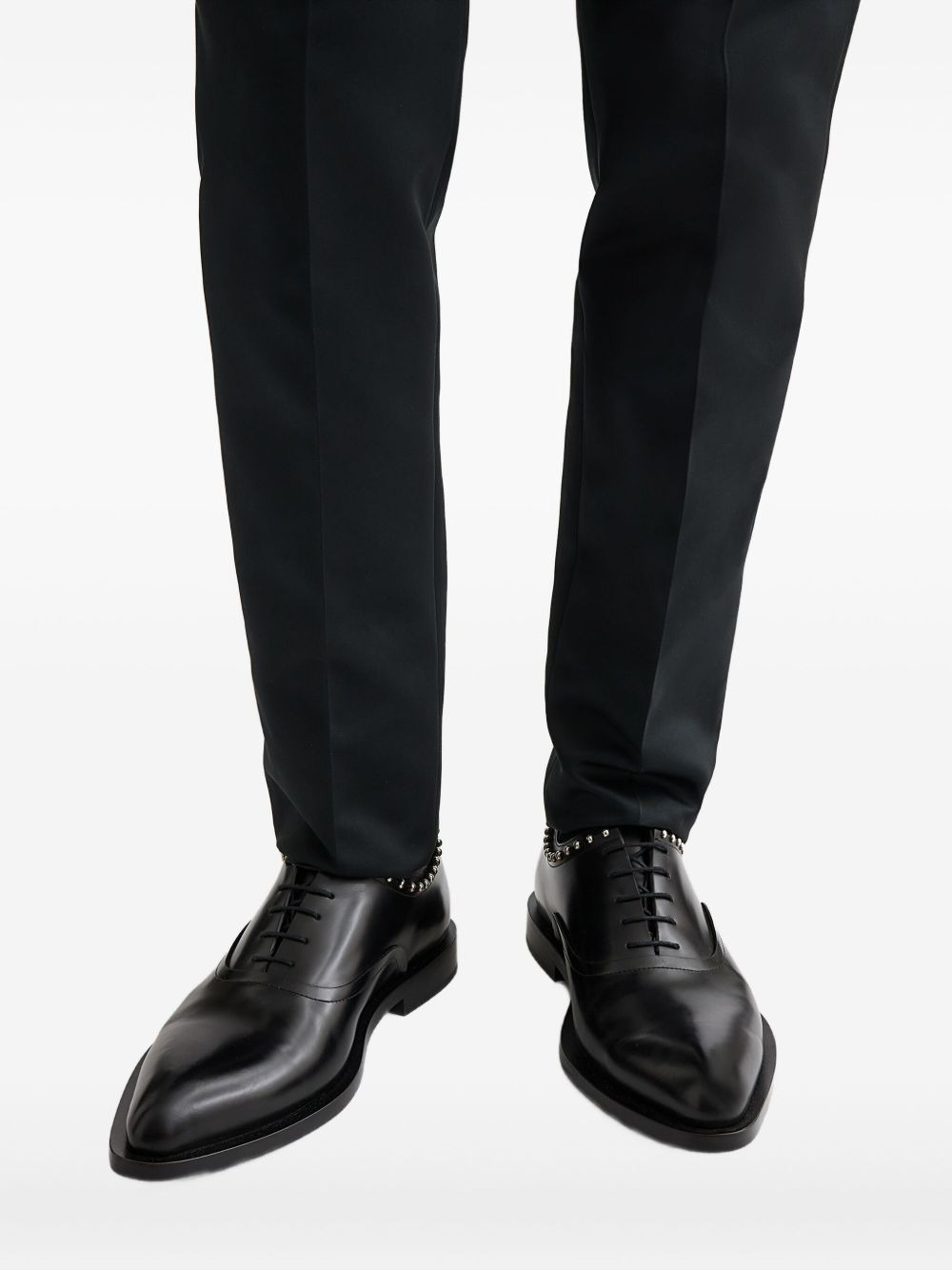 stud-embellished Oxford shoes - 4